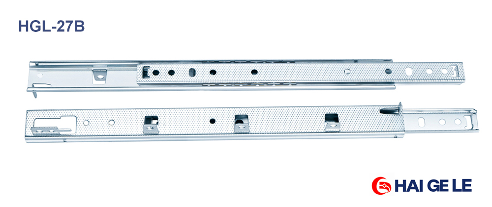 Swan Type slide, 2 folded, 27mm, buttom support